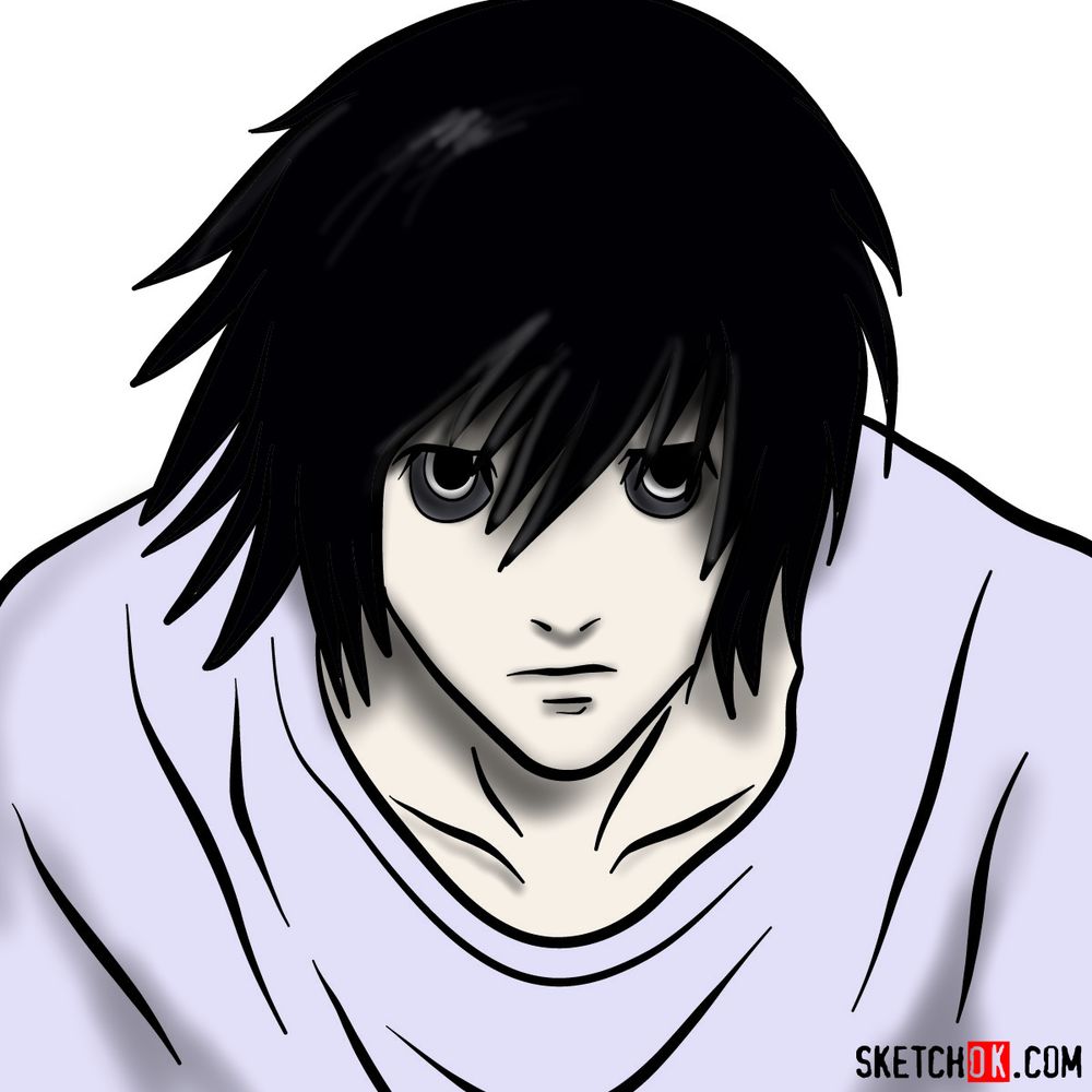 How To Draw L Lawliet