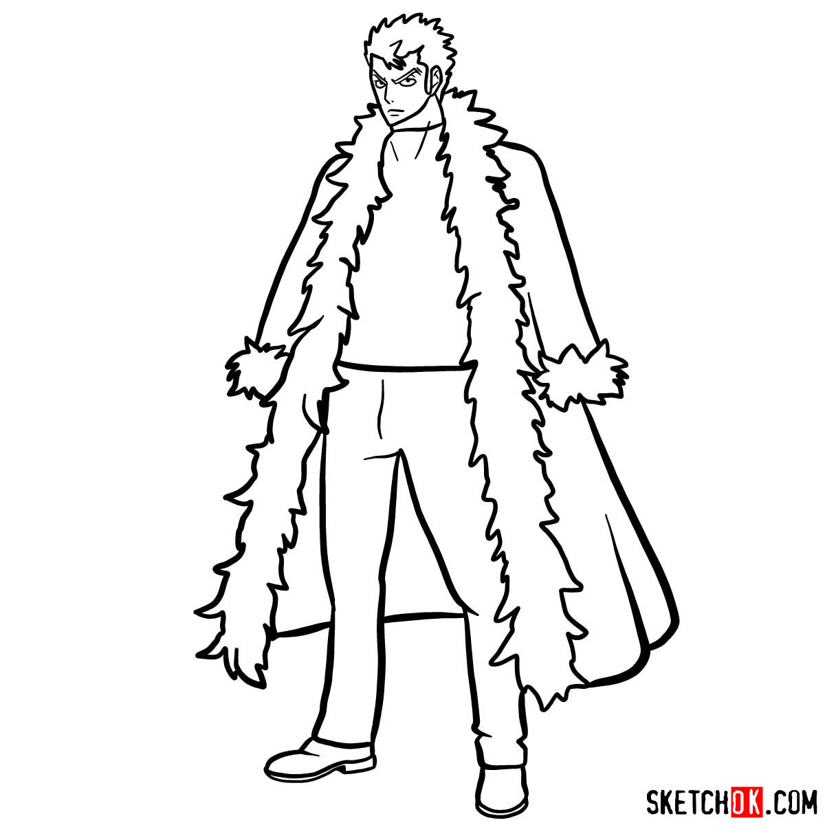 How to draw Laxus Dreyar