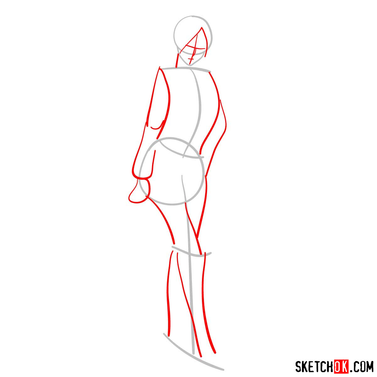 How to draw Annie Leonhardt | Attack on Titan - step 02