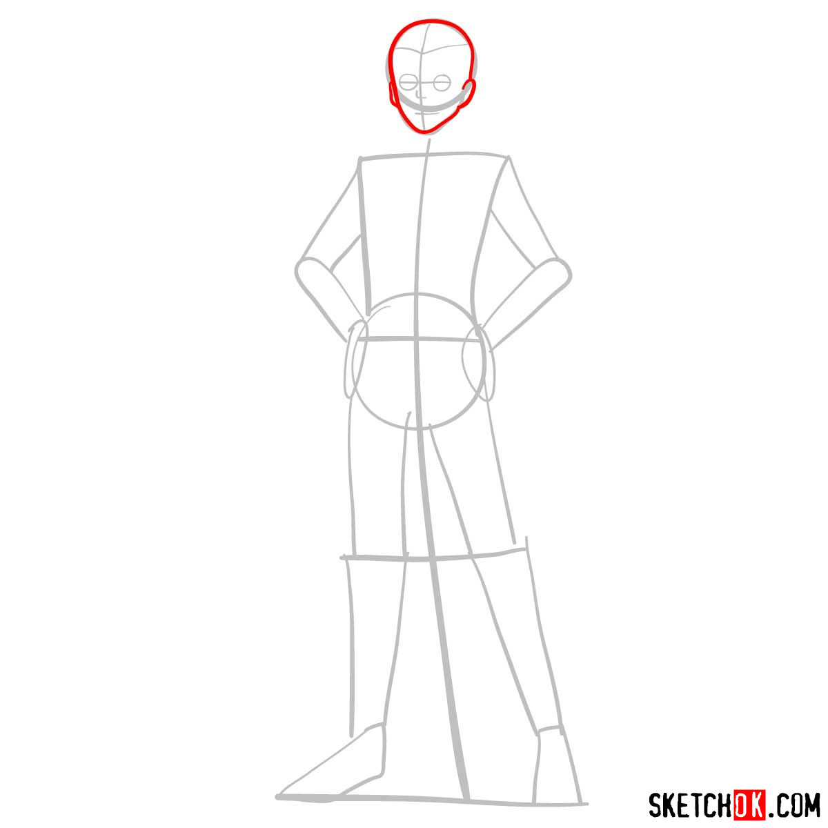 How to draw Conny Springer | Attack on Titan - step 03