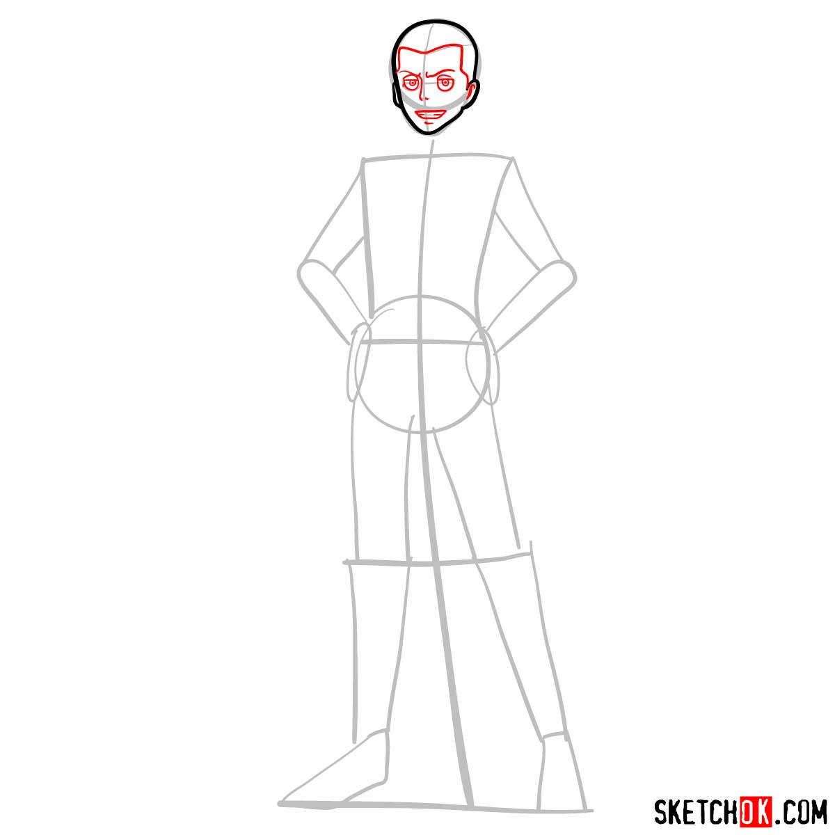 How to draw Conny Springer | Attack on Titan - step 04