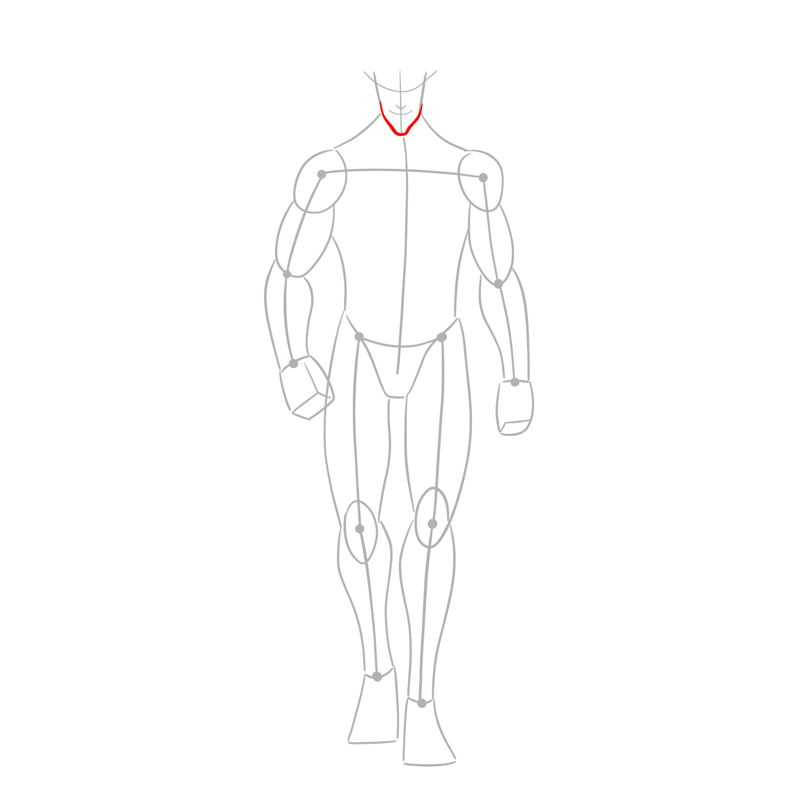 How to draw Eren Jaeger's Titan form full body - step 04