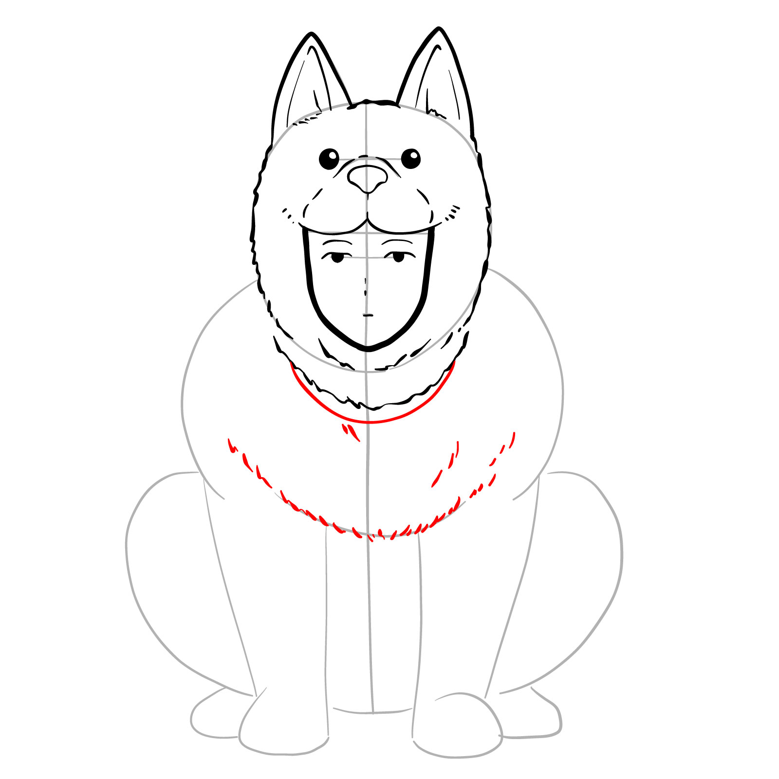 How to draw Watchdog Man - step 15