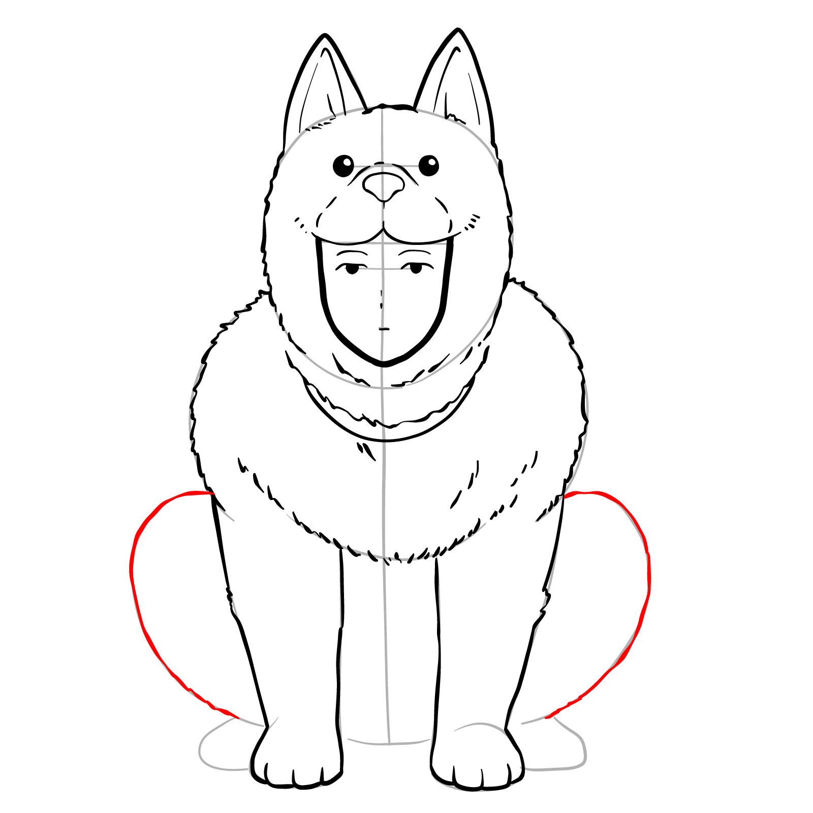 How to draw Watchdog Man - step 19