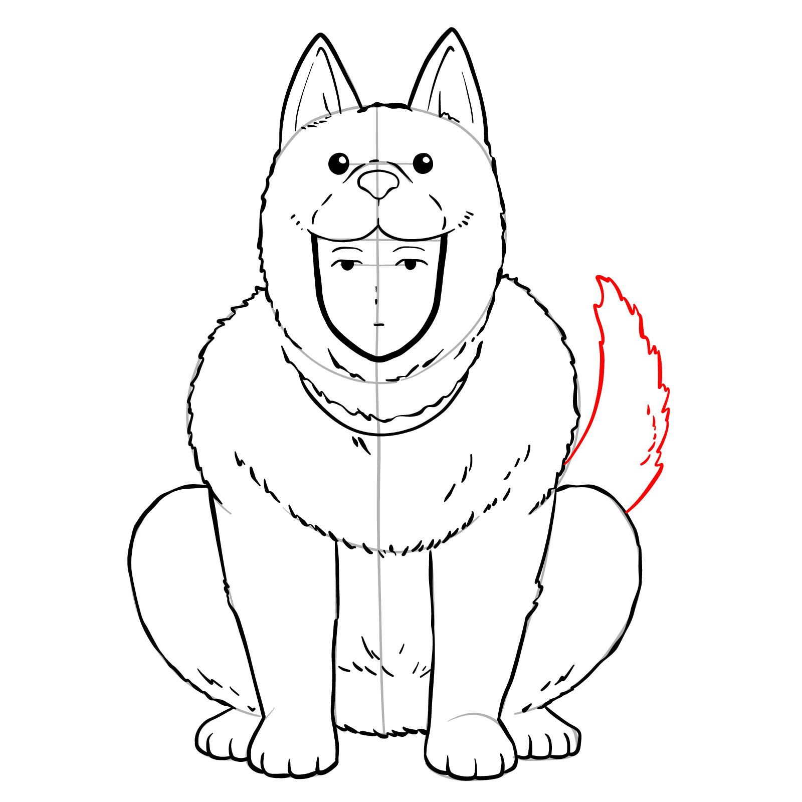 How to draw Watchdog Man - step 22