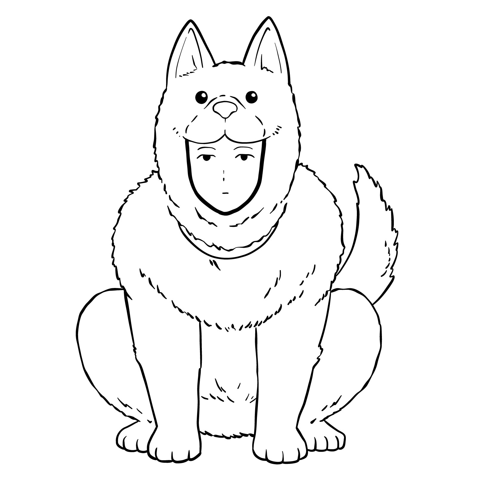 How to draw Watchdog Man - final step