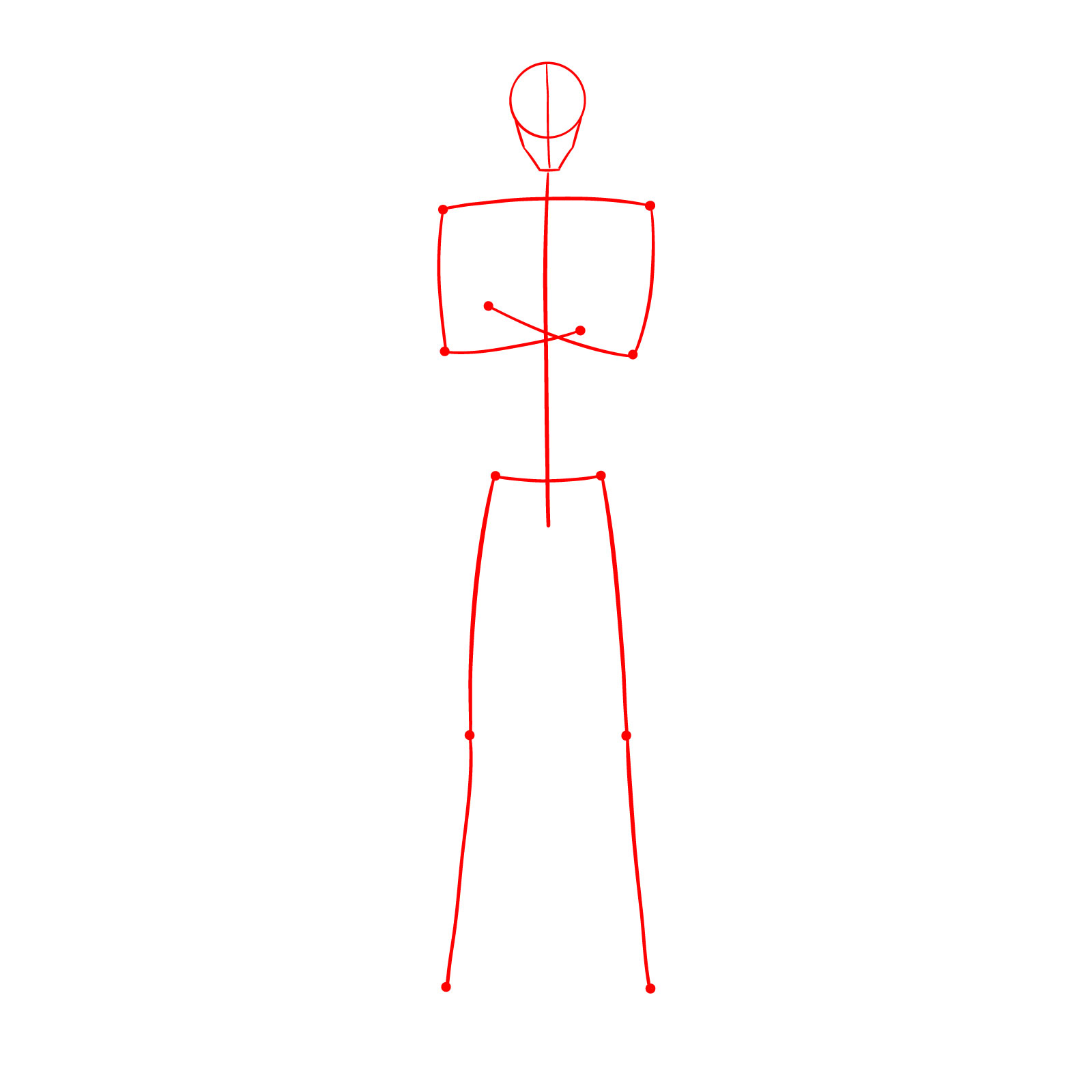 How to Draw King from One-Punch Man - step 01