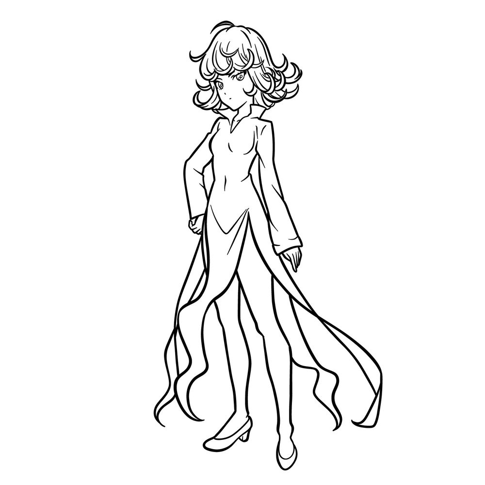 How to Draw Tatsumaki: One-Punch Man Drawing Guide