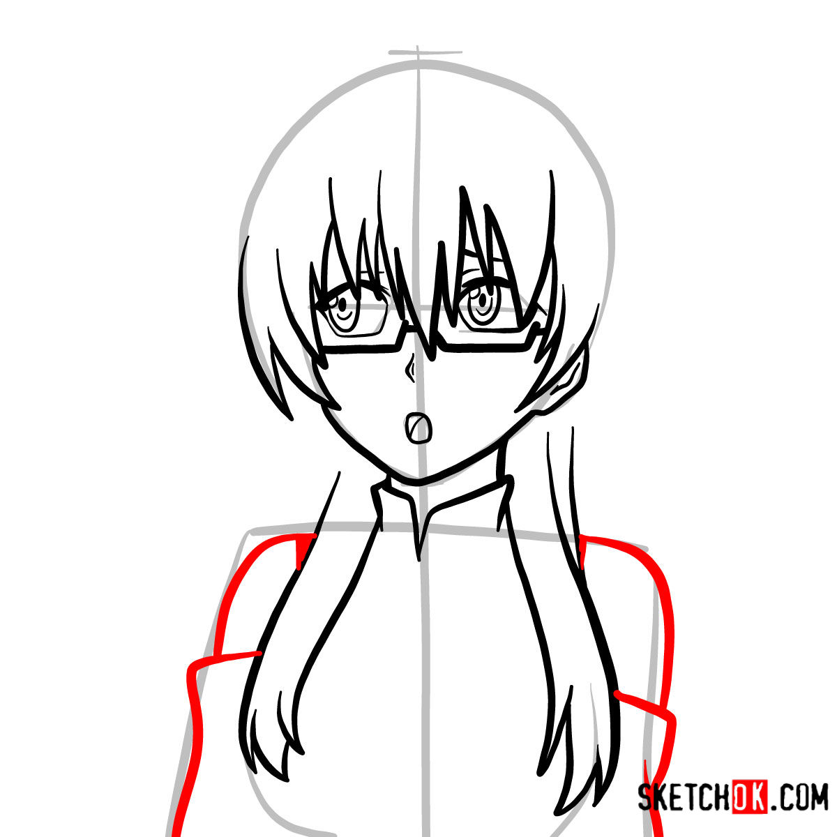 How to draw Sheele | Akame Ga Kill - step 06