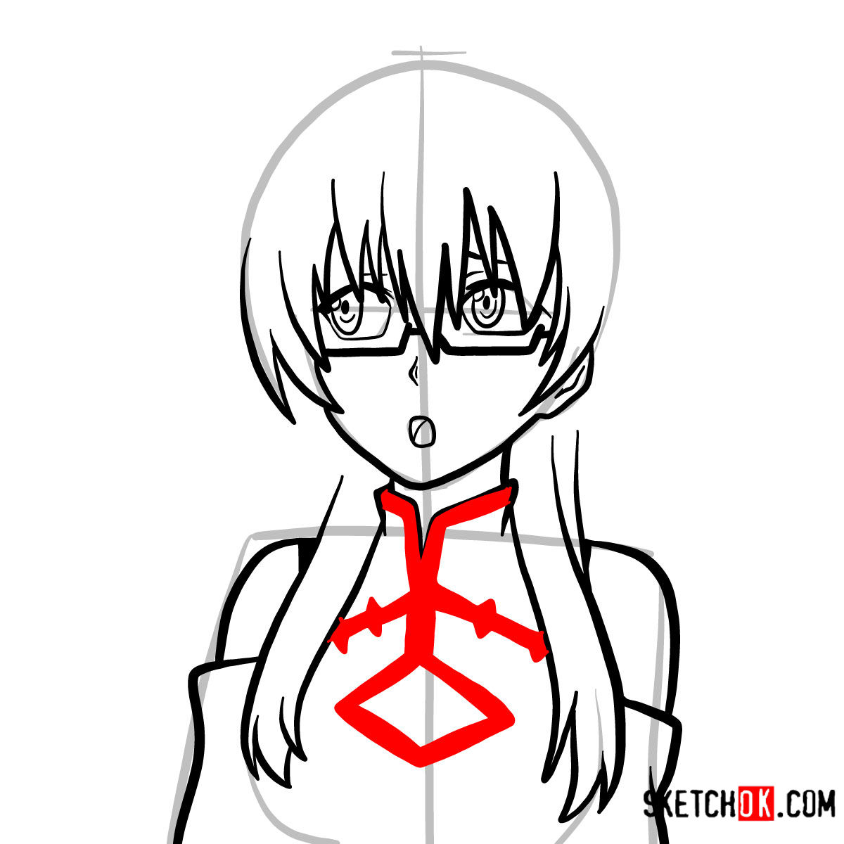 How to draw Sheele | Akame Ga Kill - step 07