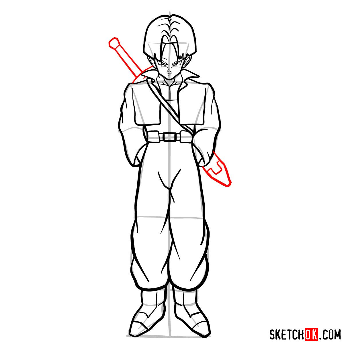 How to Draw Trunks A StepbyStep Guide for Dragon Ball Fans