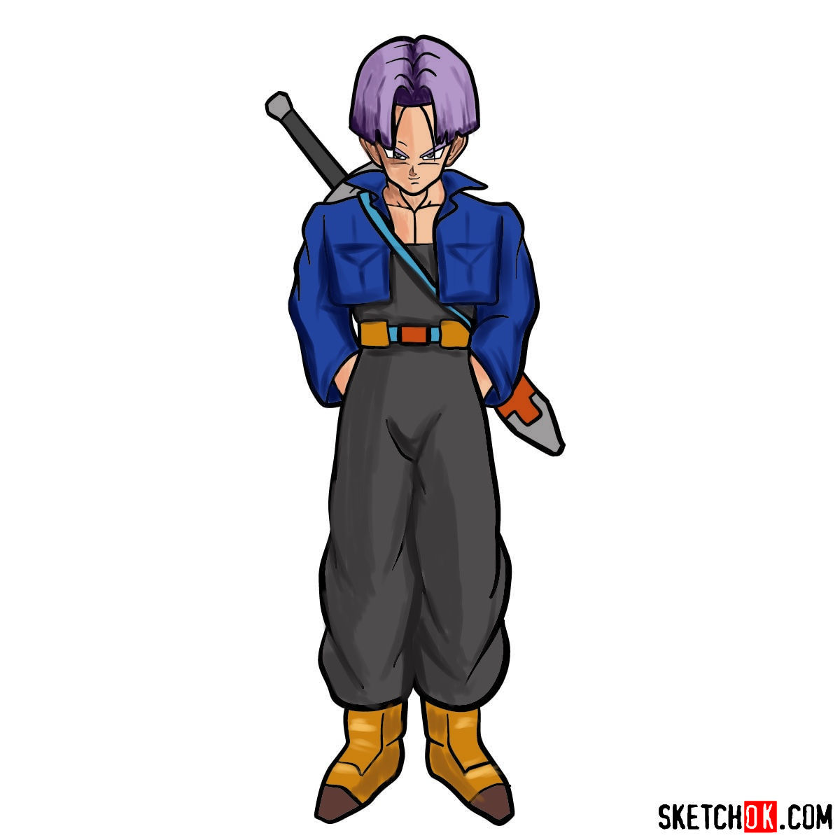 How to Draw Trunks A StepbyStep Guide for Dragon Ball Fans