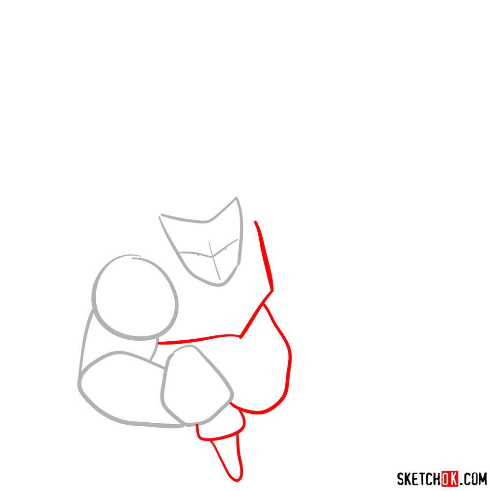 Drawing Goku Super Saiyan Blue 3