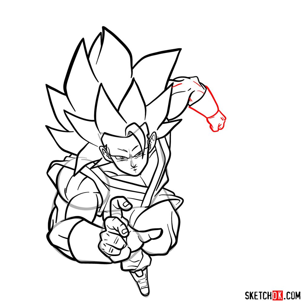 SSJ Goku Artwork/Drawing/Thing