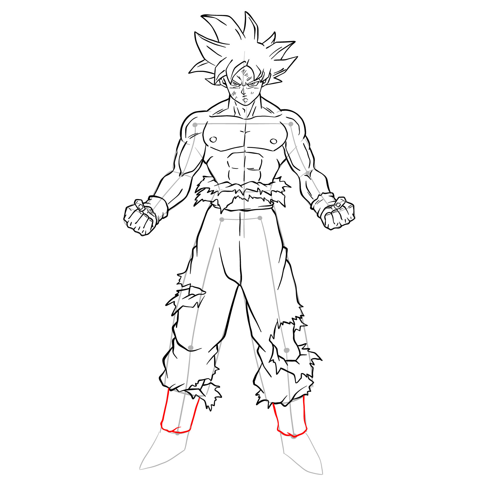 How to Draw Goku Super Saiyan 4: From Ape to Ultimate Warrior