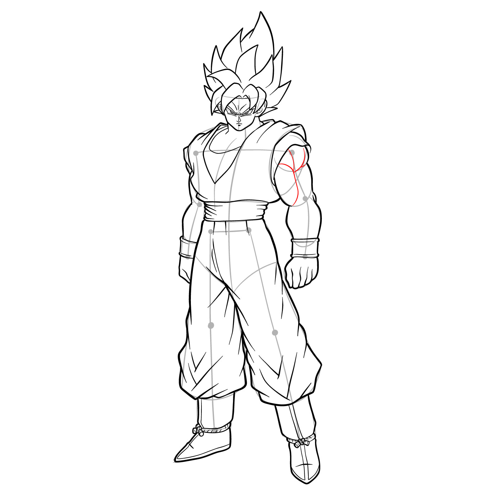 goku super saiyan drawings