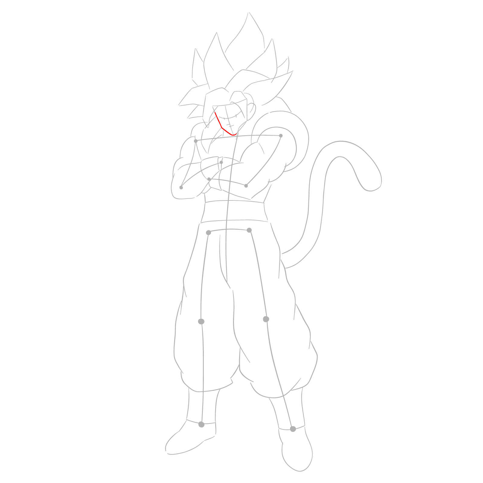 How To Draw Gogeta Blue & SSJ4, Step By Step