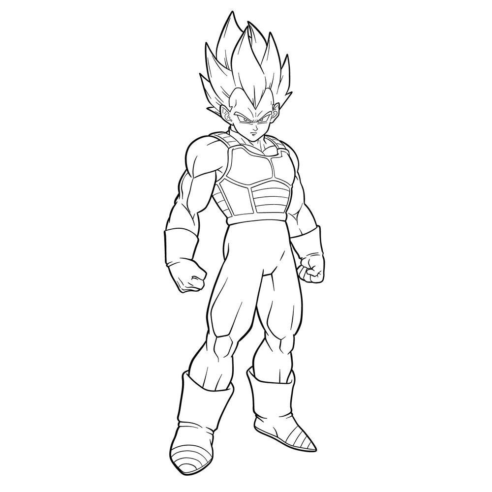 Power Up Your Art Skills: Learn How to Draw Vegeta in SSGSS Form