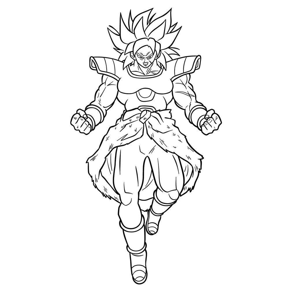 How to Draw Broly: Dragon Ball Super Drawing Guide: