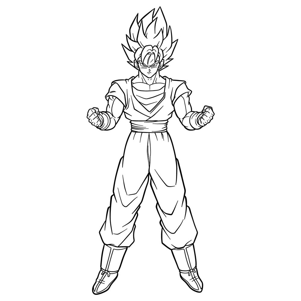 How to Draw Goku Super Saiyan 1: Dragon Ball Drawing Guide