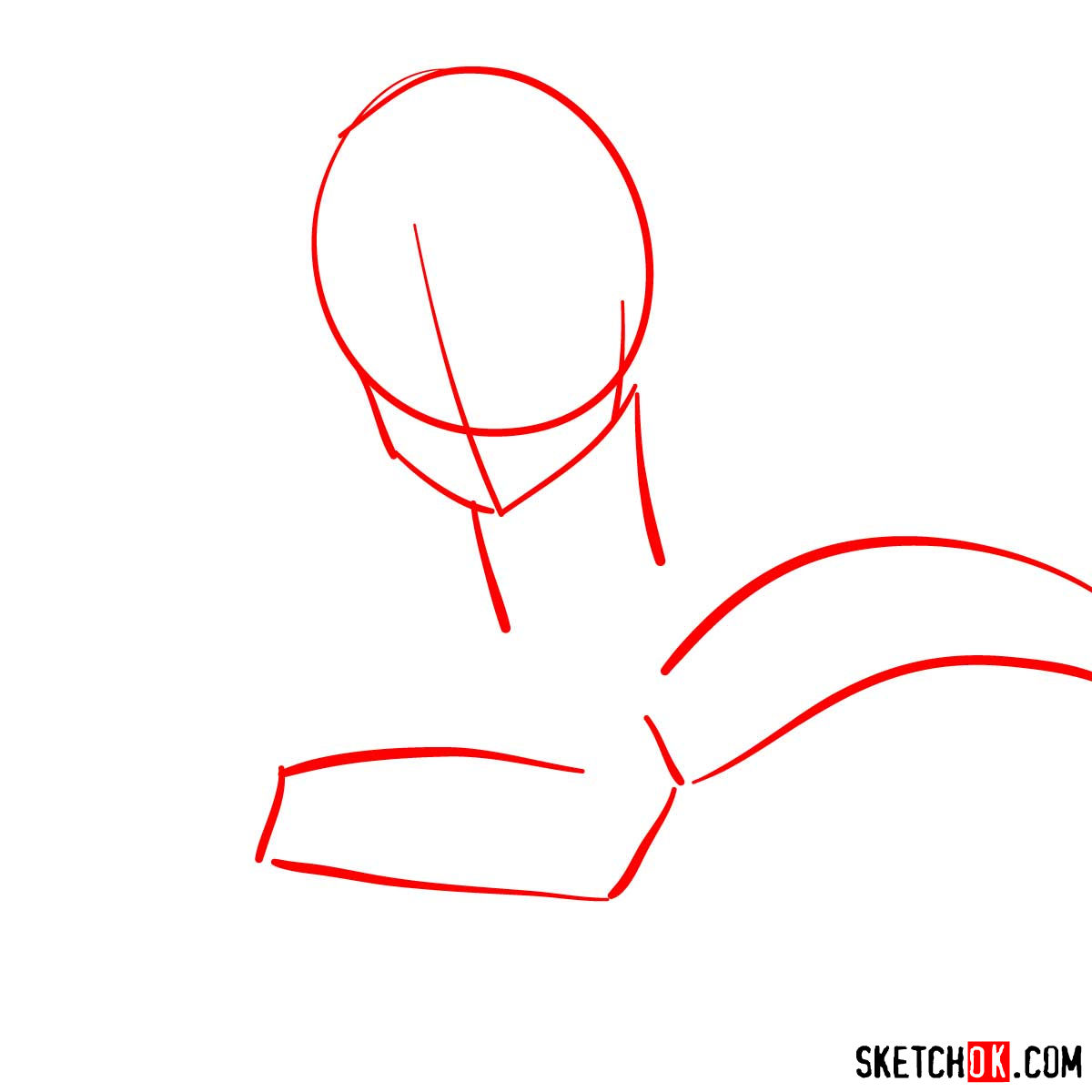 How to draw Sesshomaru | Inuyasha - step 01