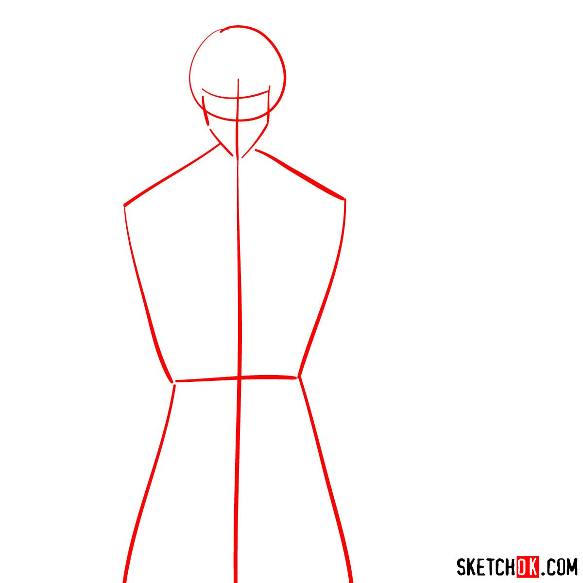 How to draw Sagara Sanosuke | Rurouni Kenshin - step 01