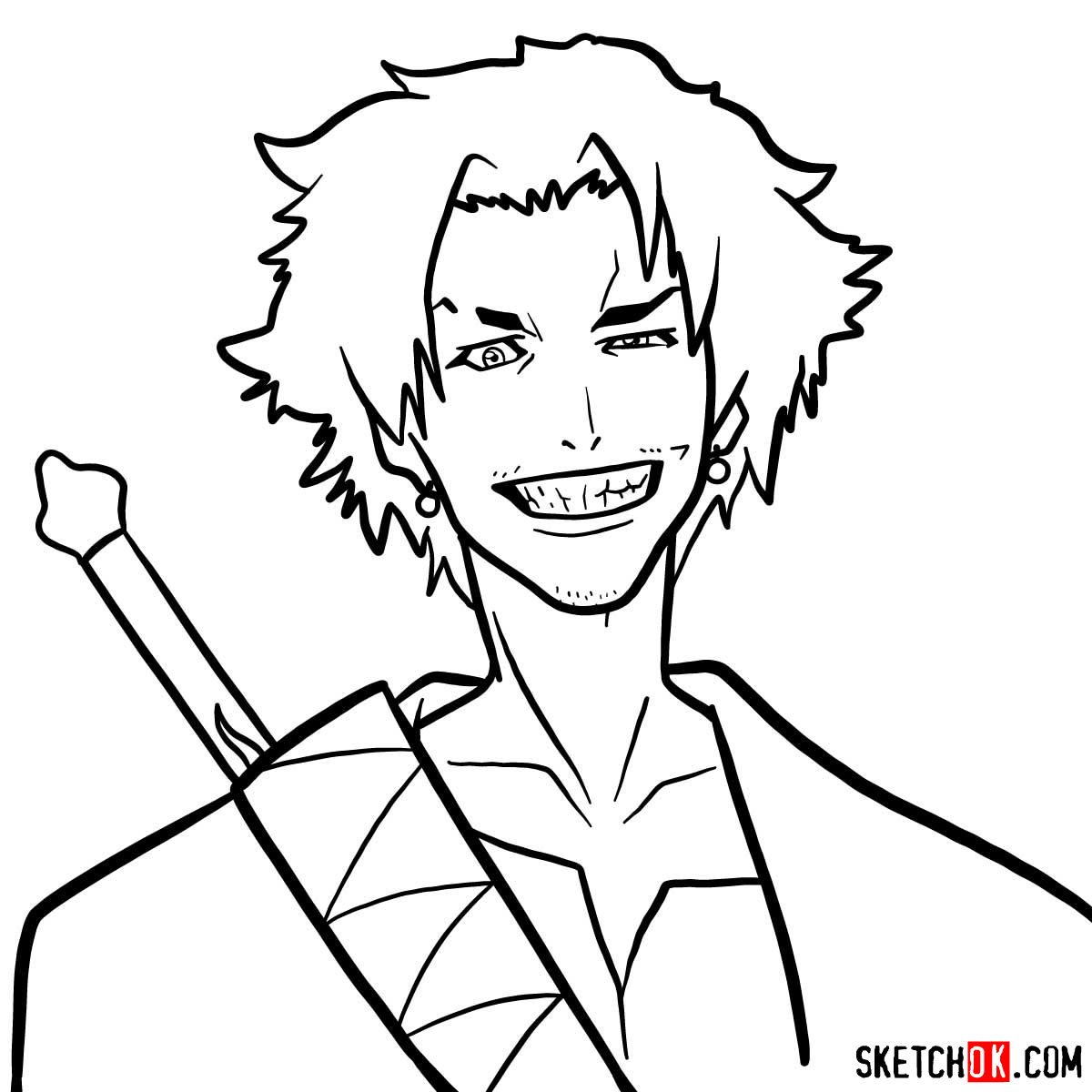 Samurai Champloo Archives Sketchok Easy Drawing Guides