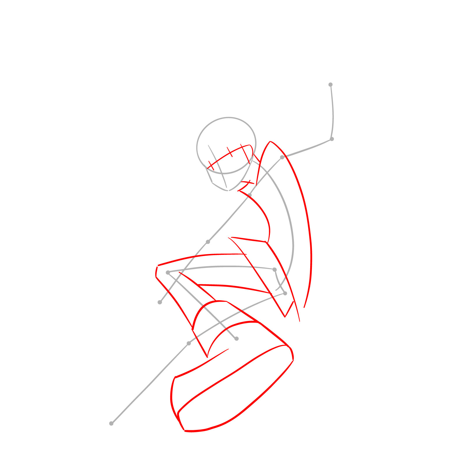 How to Draw Maka Albarn with Soul Evans - step 02