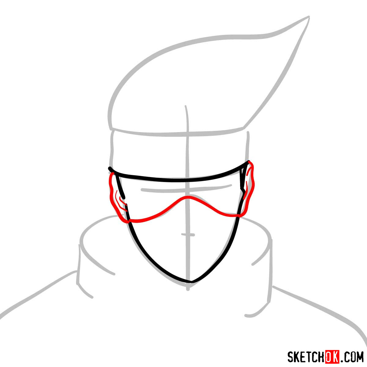 Kakashi Drawing - How To Draw Kakashi Step By Step