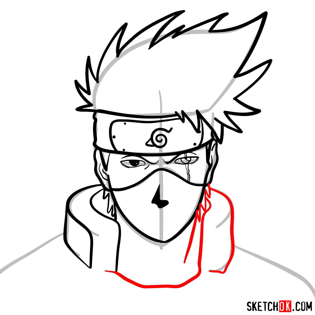 Drawing - Naruto Face — Steemit