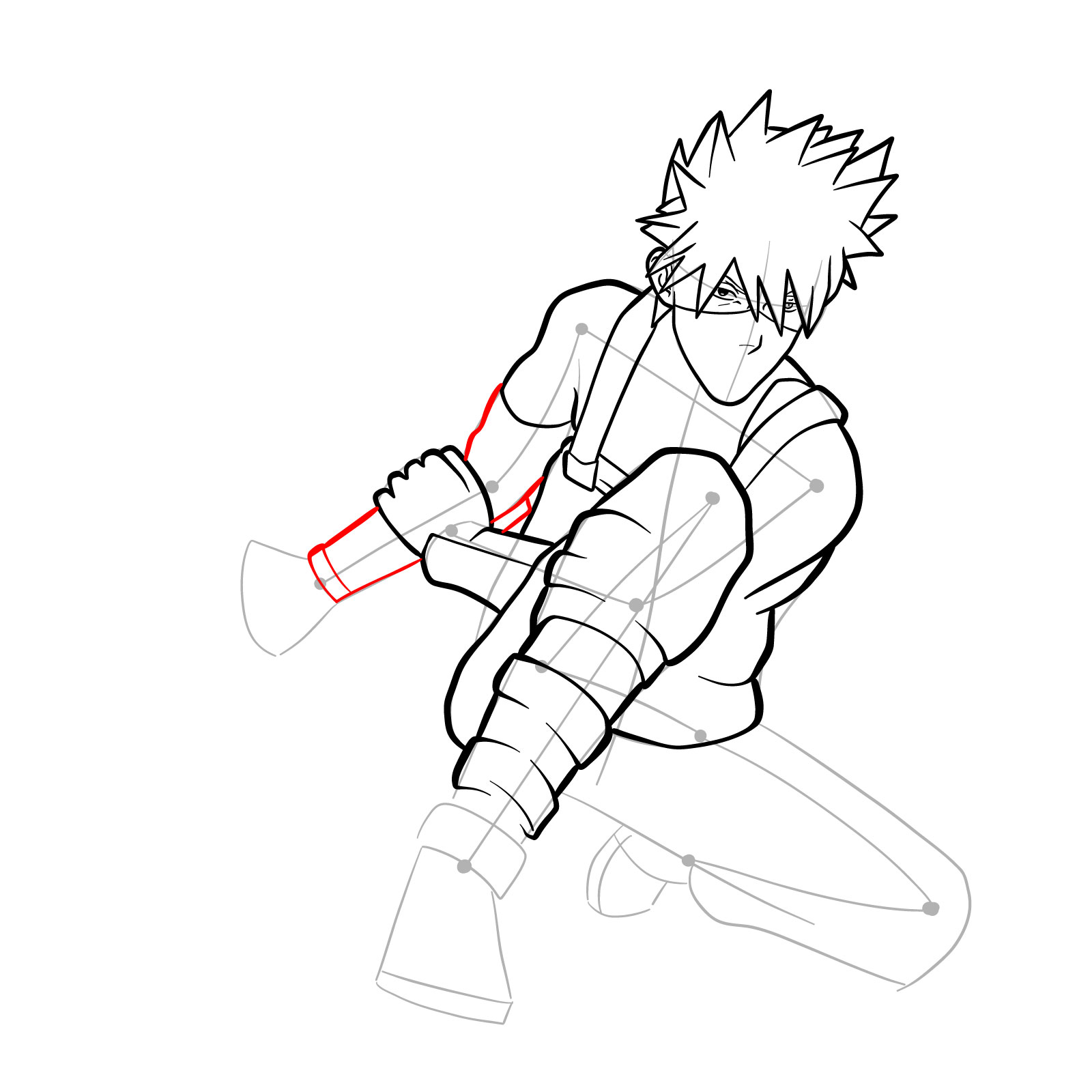 Naruto Online - Kakashi's signature ninjutsu is Raikiri.