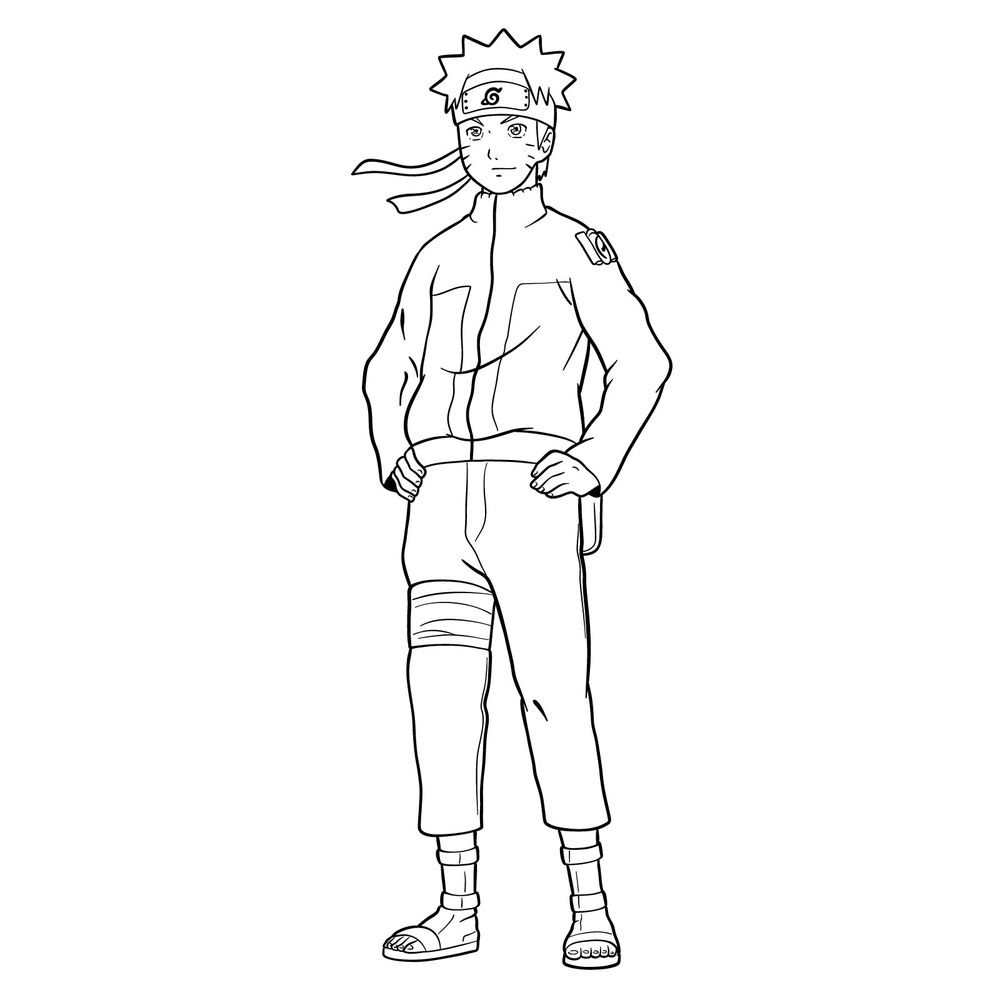 Learn How to Draw Teen Naruto from Naruto: Shippuden