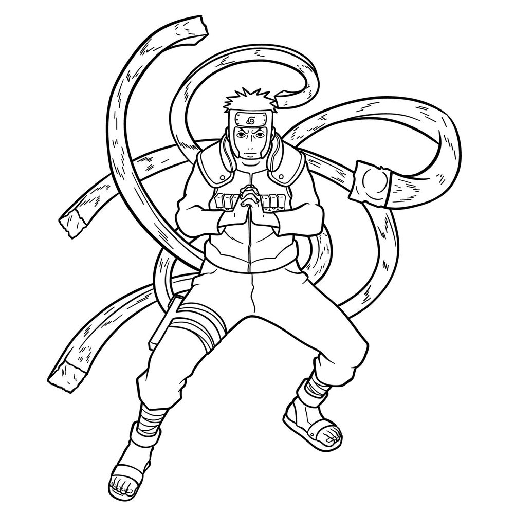 Learn How to Draw Yamato’s Kekkei Genkai: Wood Release