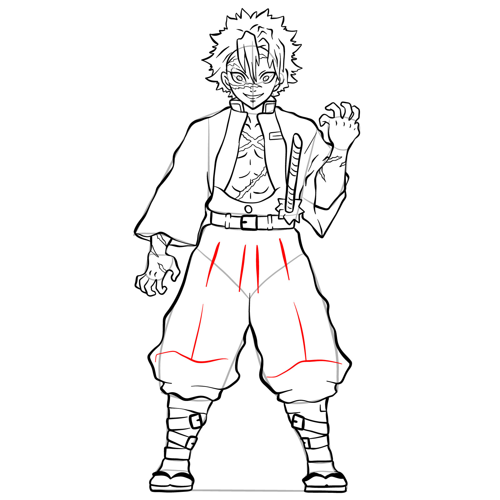 Tanjiro kamado - Demon Slayer (kimetsu no yaiba)  Art drawings sketches  simple, Anime character drawing, Art drawings sketches creative