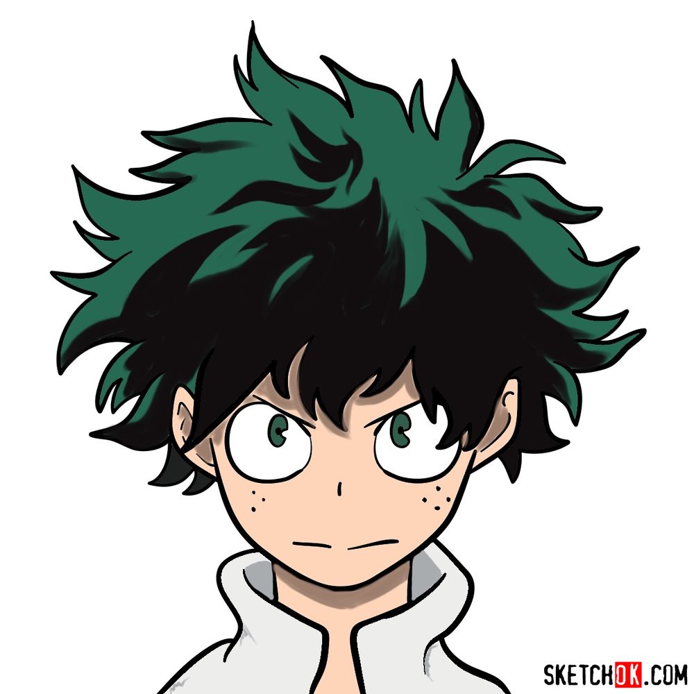 Izuku Drawing Anime Hero  Midoriya My Hero Academia PNG Image   Transparent PNG Free Download on SeekPNG