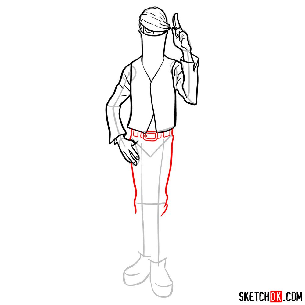 How to draw Best Jeanist - step 11