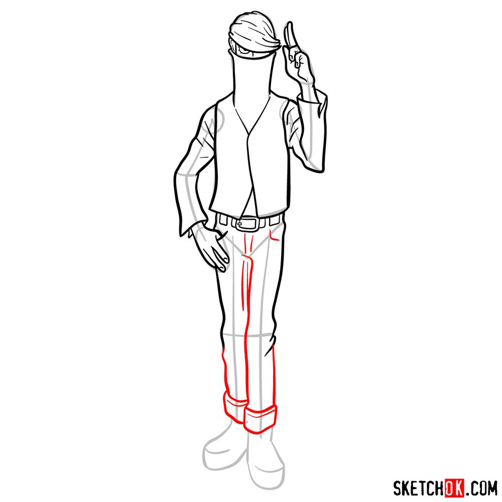 How to draw Best Jeanist - step 12