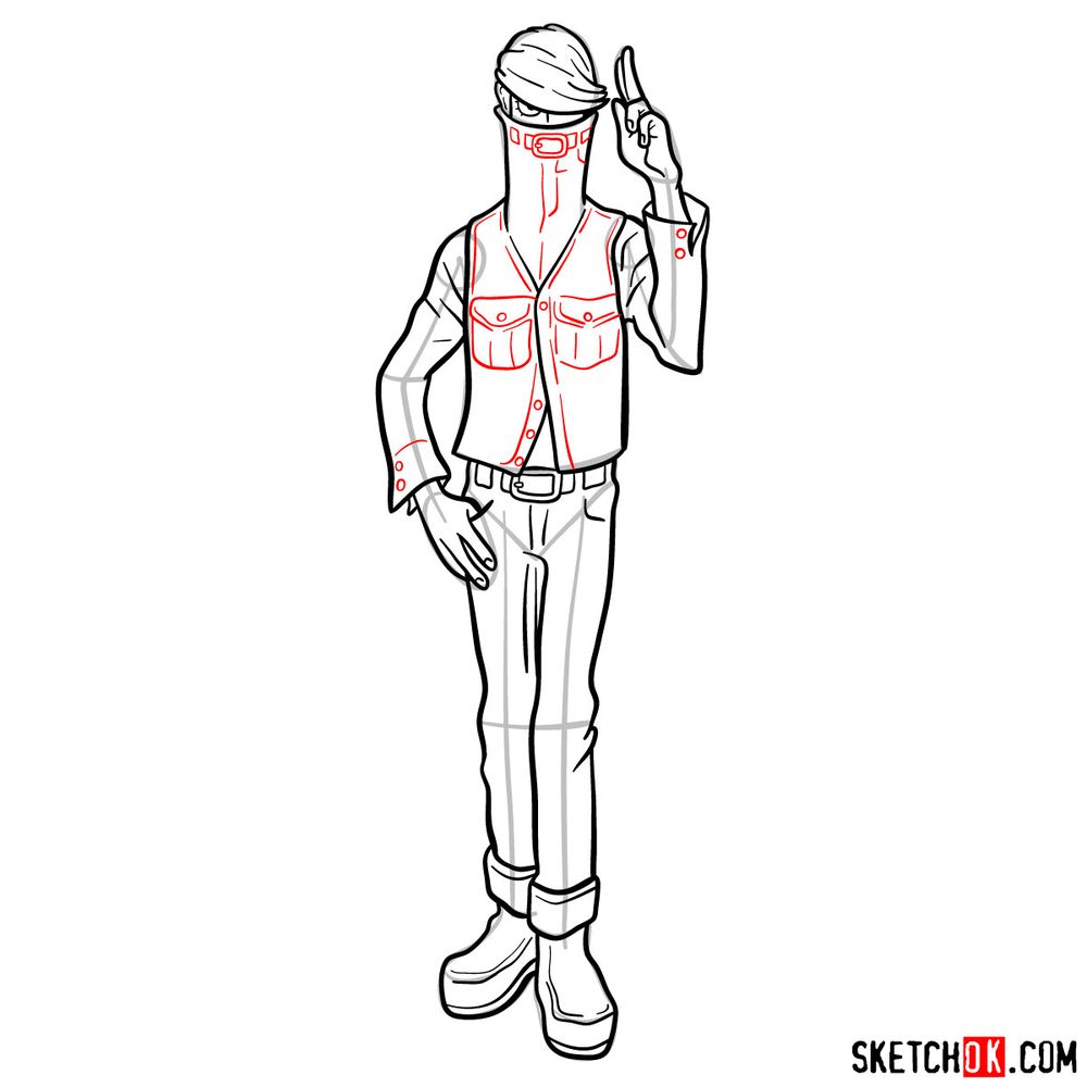 How to draw Best Jeanist - step 14