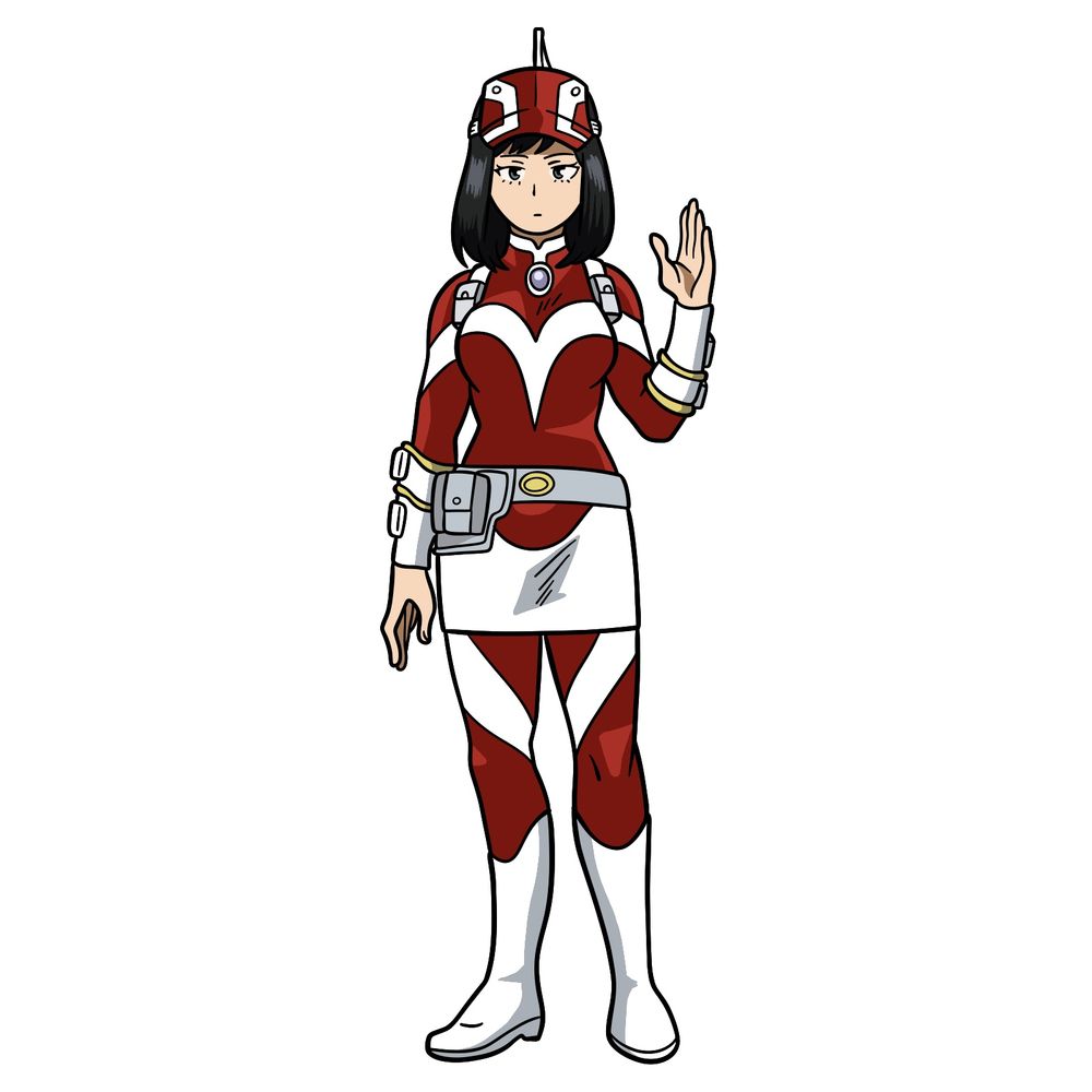 How to Draw Yui Kodai in Her Hero Costume from MHA