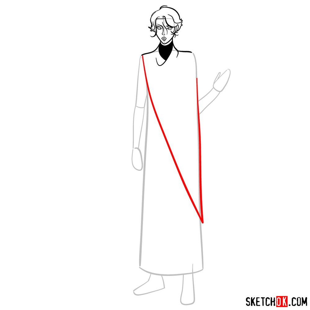 How to draw Sypha Belnades - step 07