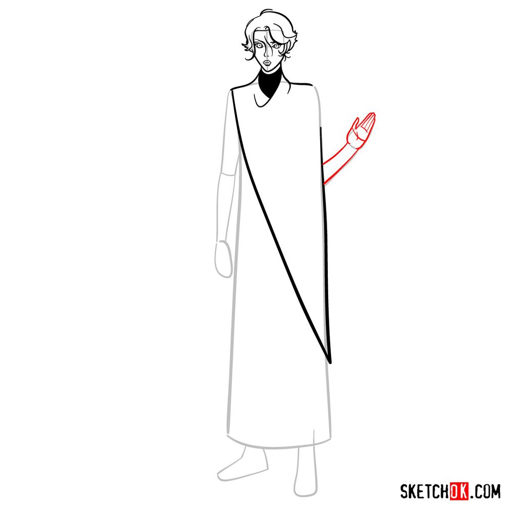 How to draw Sypha Belnades - step 08