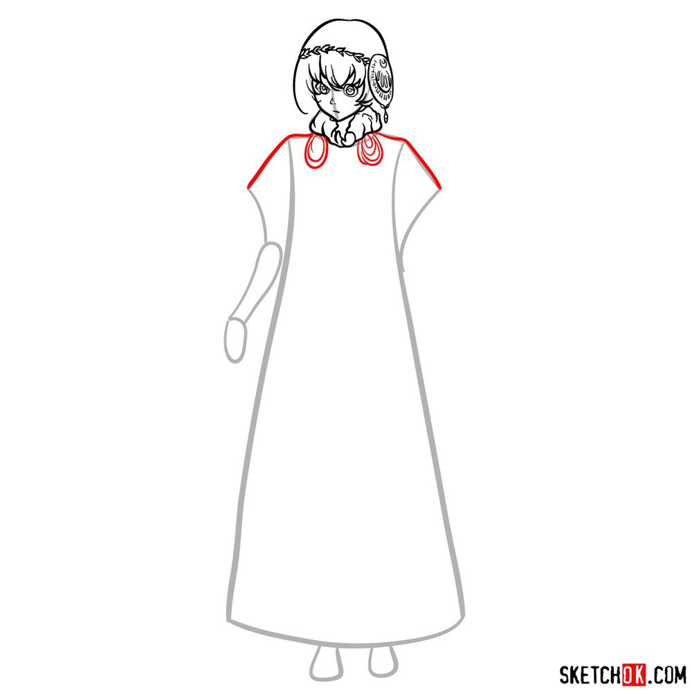 How to draw Lux Sibyl - step 08