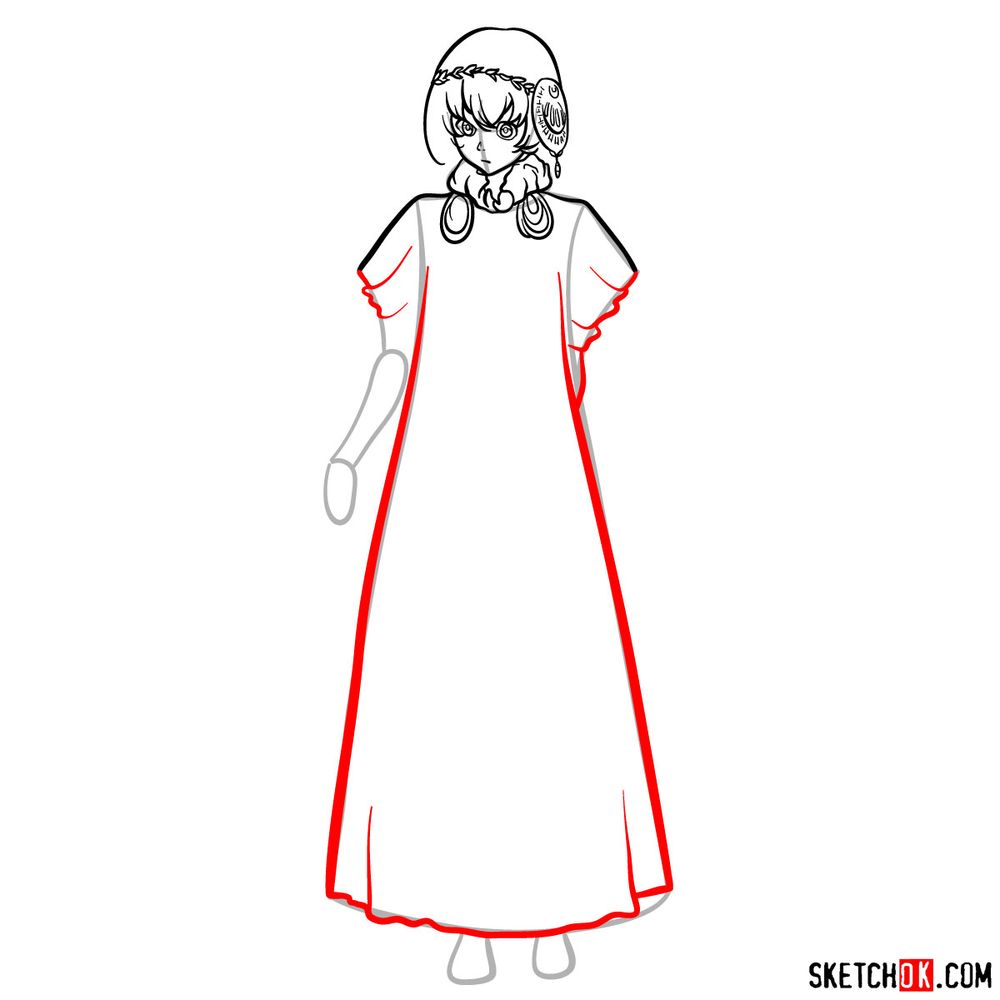How to draw Lux Sibyl - step 09