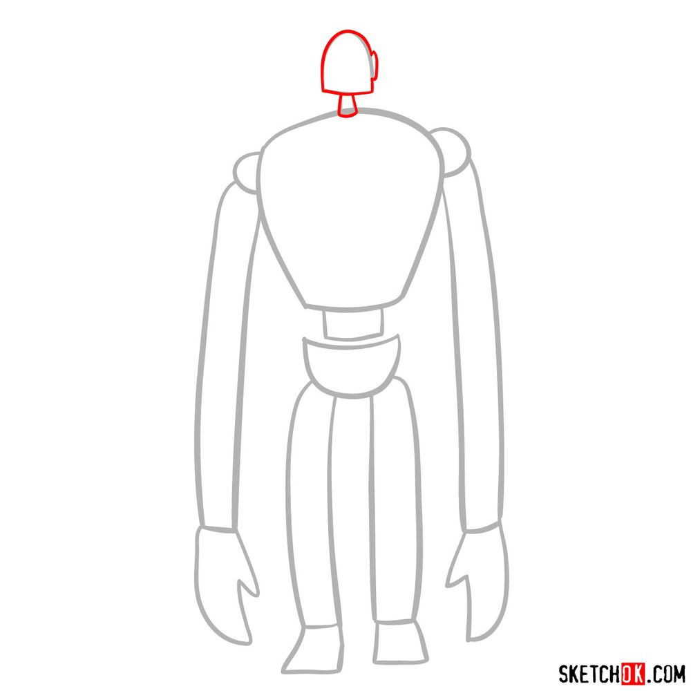 How to draw a Laputian robot - step 03