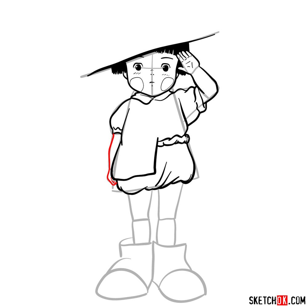 How to draw Setsuko Yokokawa - step 13