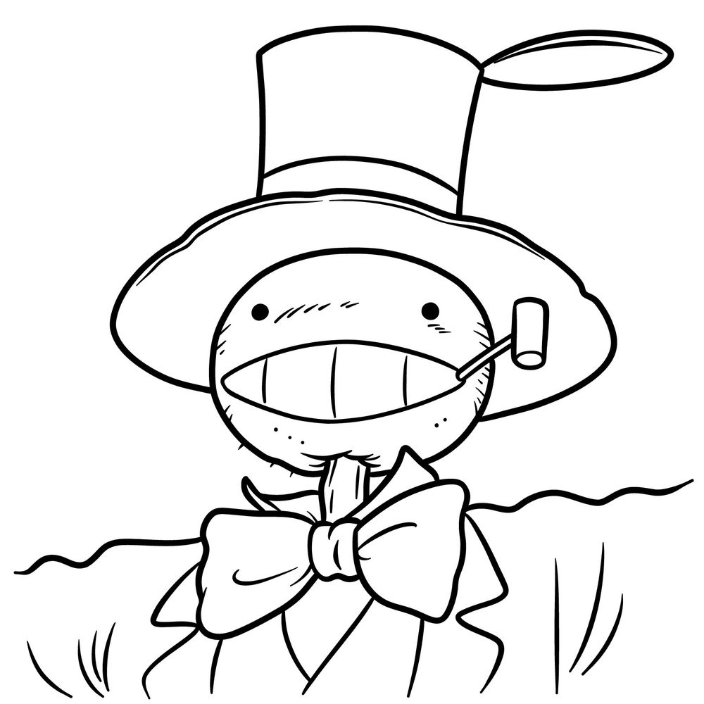 How to Draw Turnip Head From Howl’s Moving Castle Anime