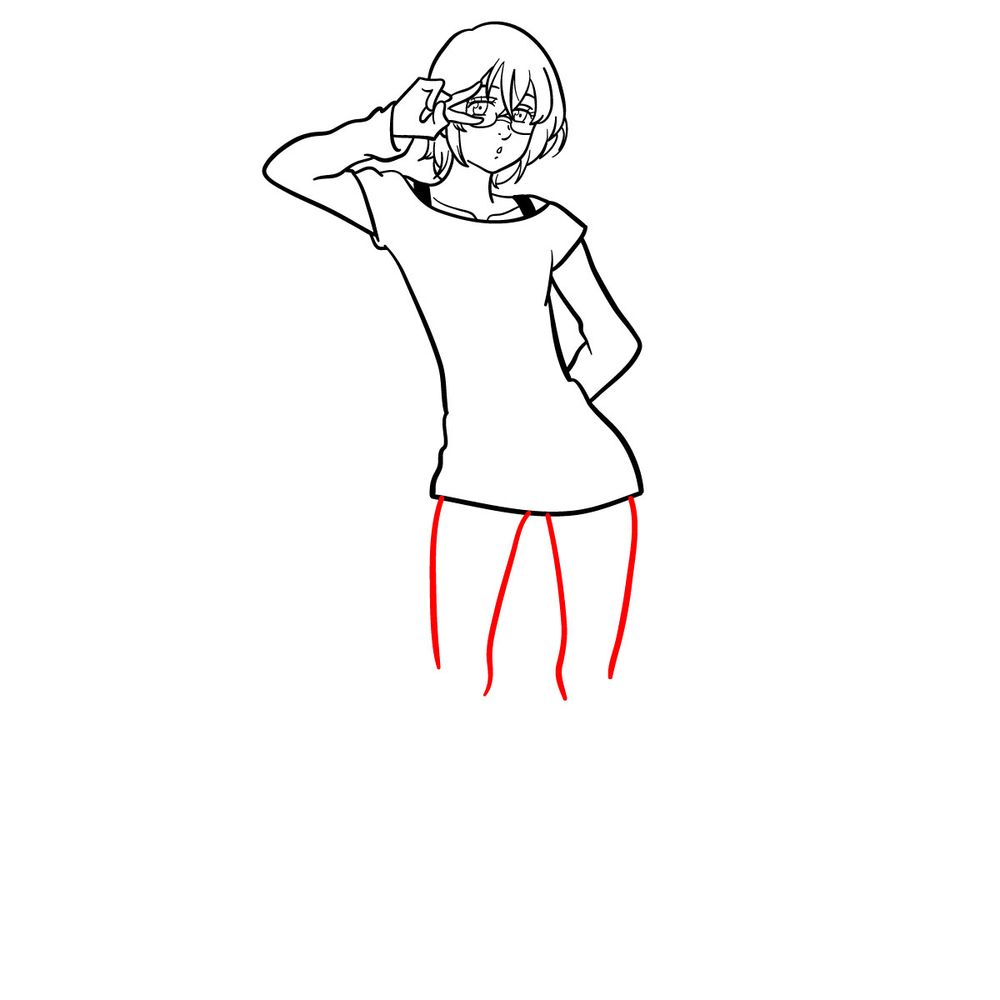 How to draw Gowther - step 16