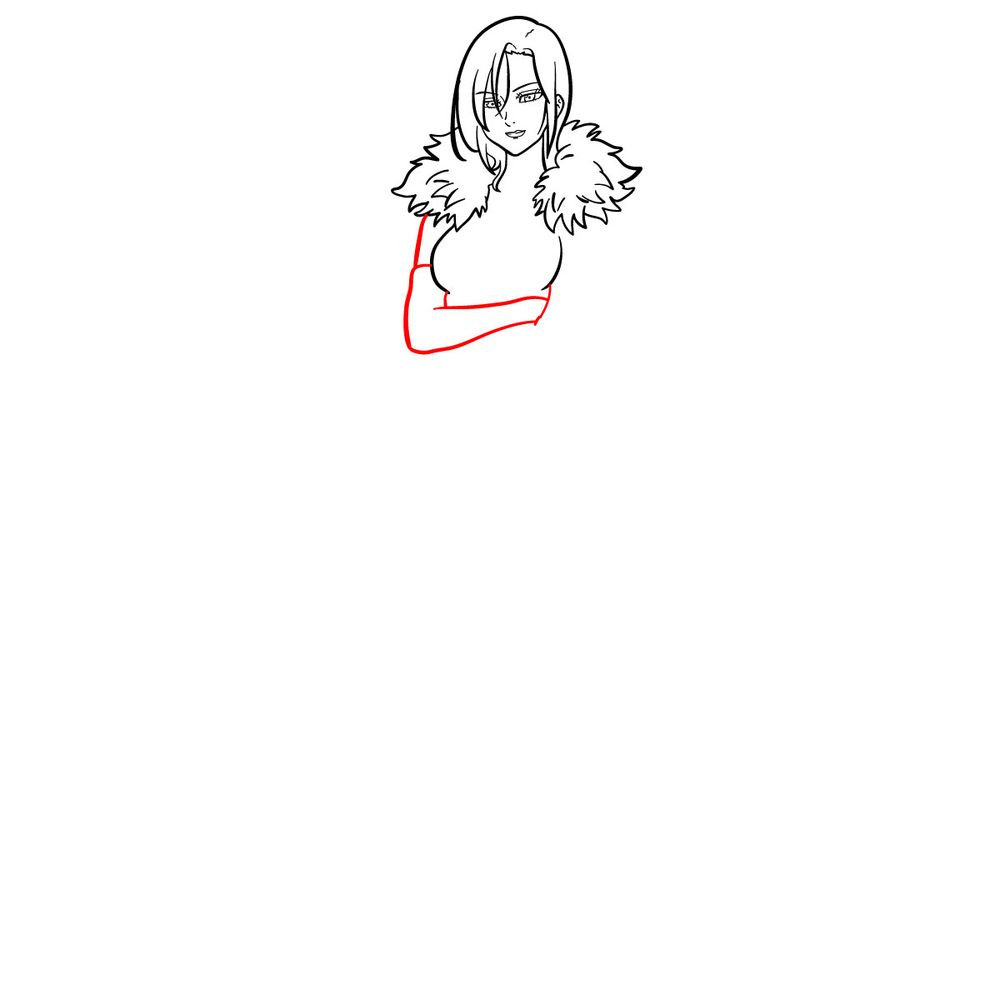How to draw Merlin (The 7 Deadly Sins) - step 12
