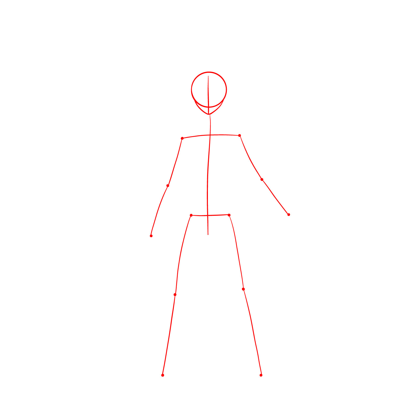 How to Draw Senku Ishigami Full Body from Dr. Stone - step 01