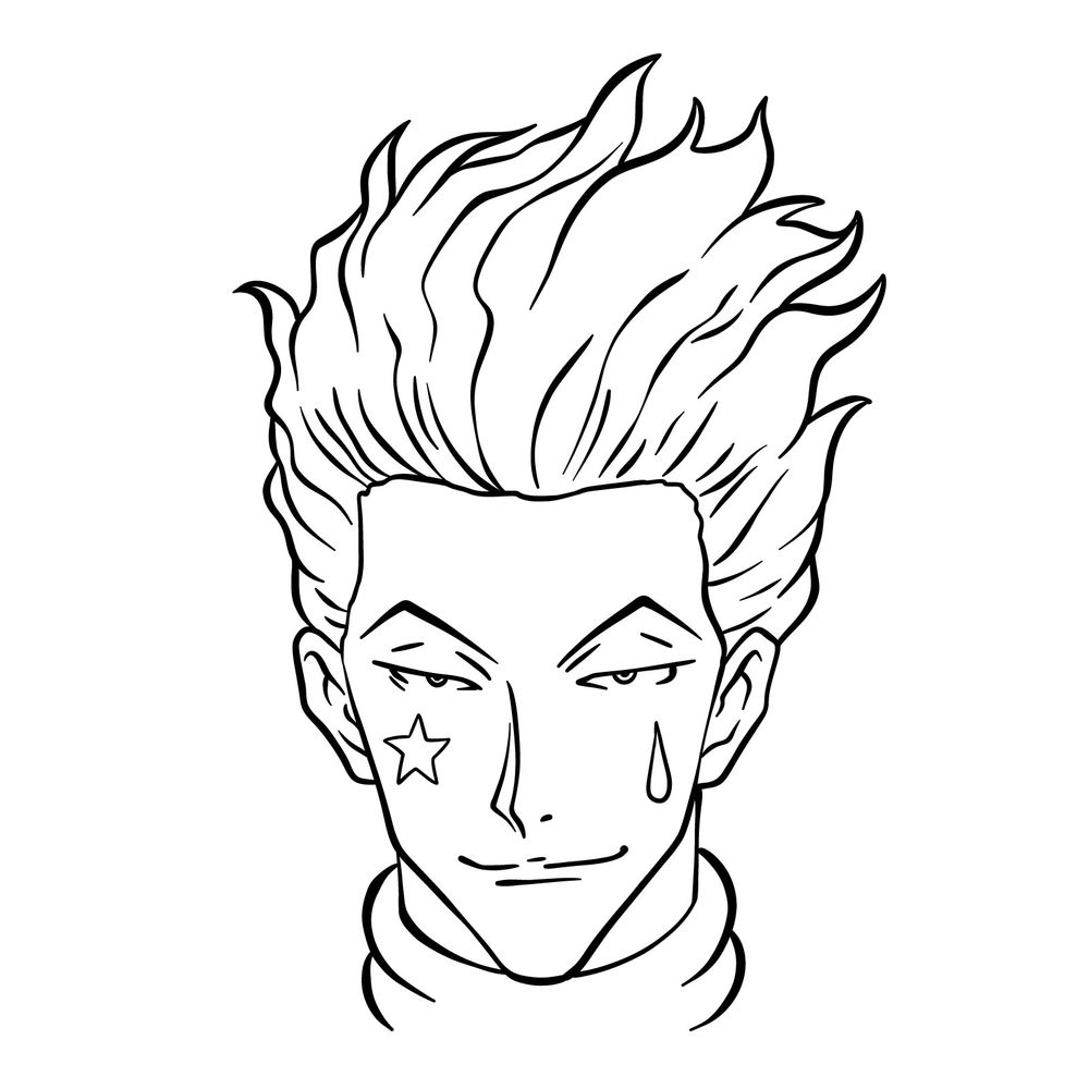 Draw you a hand drawing of anime characters specially hunter x